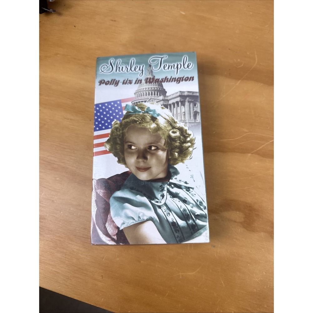 Shirley Temple Polly-tix In Washington VHS New Sealed USA Collector Collectible